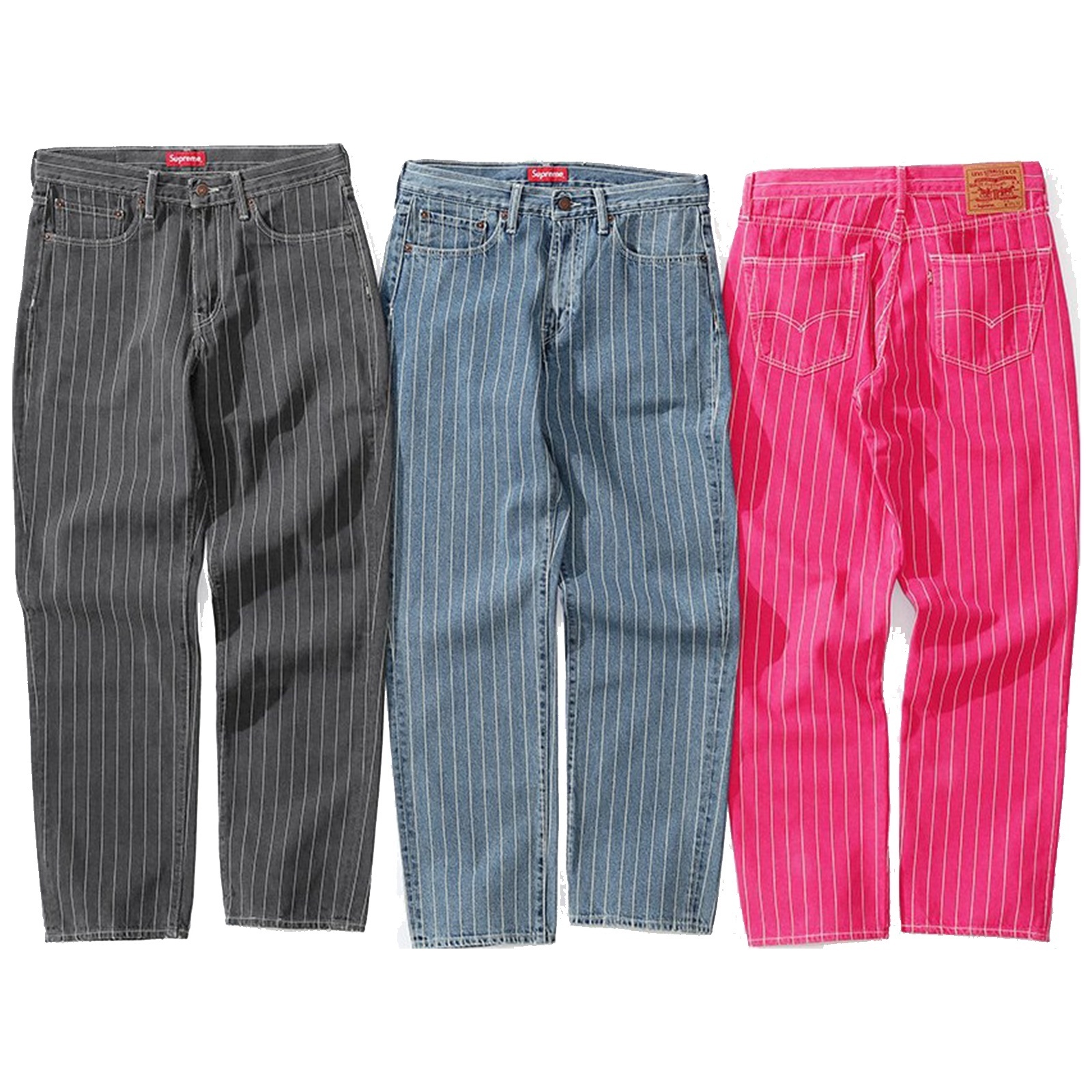 Supreme®/Levi's® Pinstripe 550 Jeans